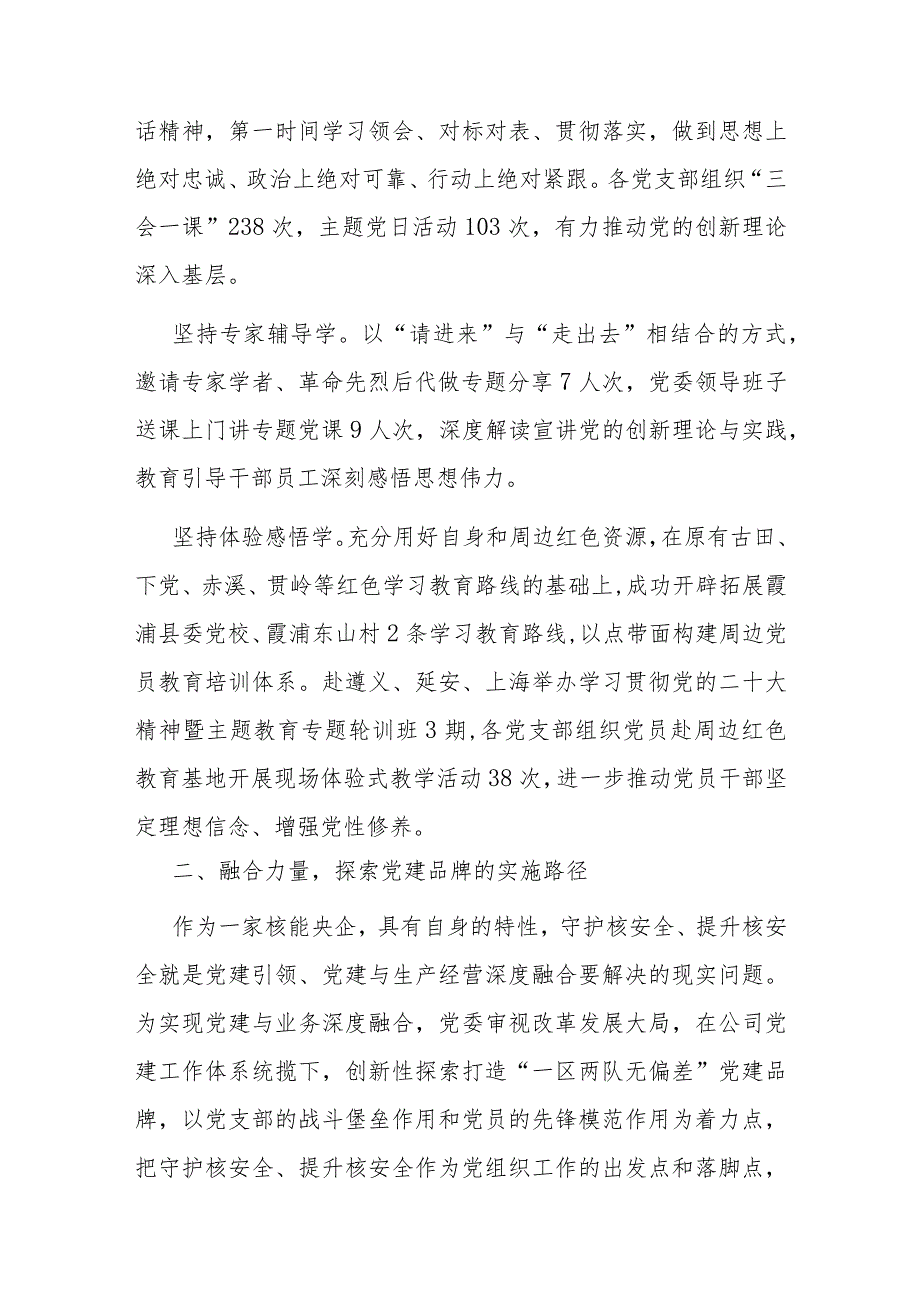 经验交流：高质量党建引领高质量发展.docx_第3页