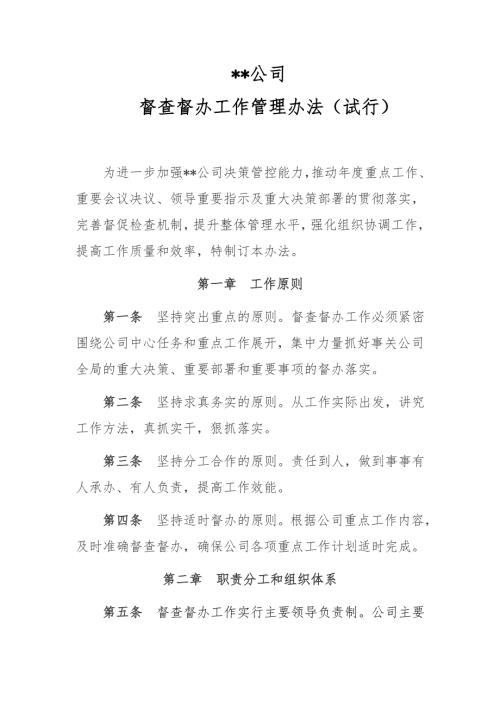 督查督办管理办法试行.doc