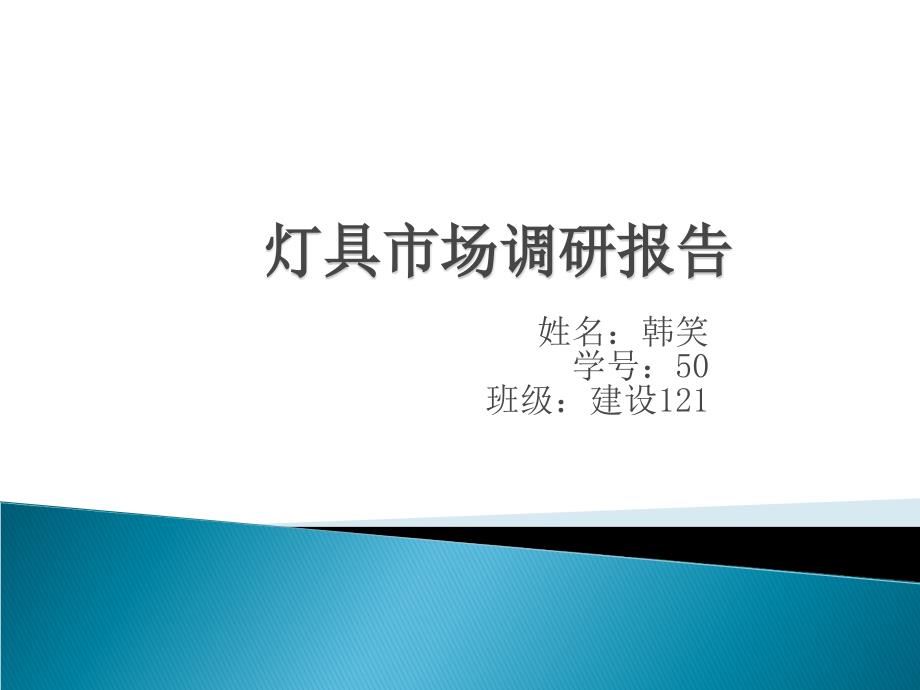 灯具市场调研报告.ppt_第1页