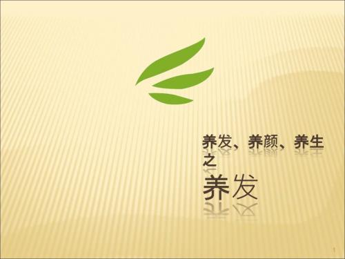 头发及头皮知识精讲ppt课件.ppt