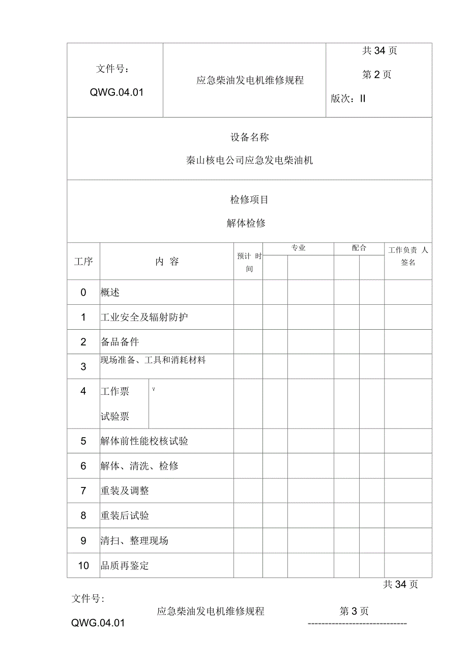 QWG0401应急柴油发电机维修规程要点.docx_第3页