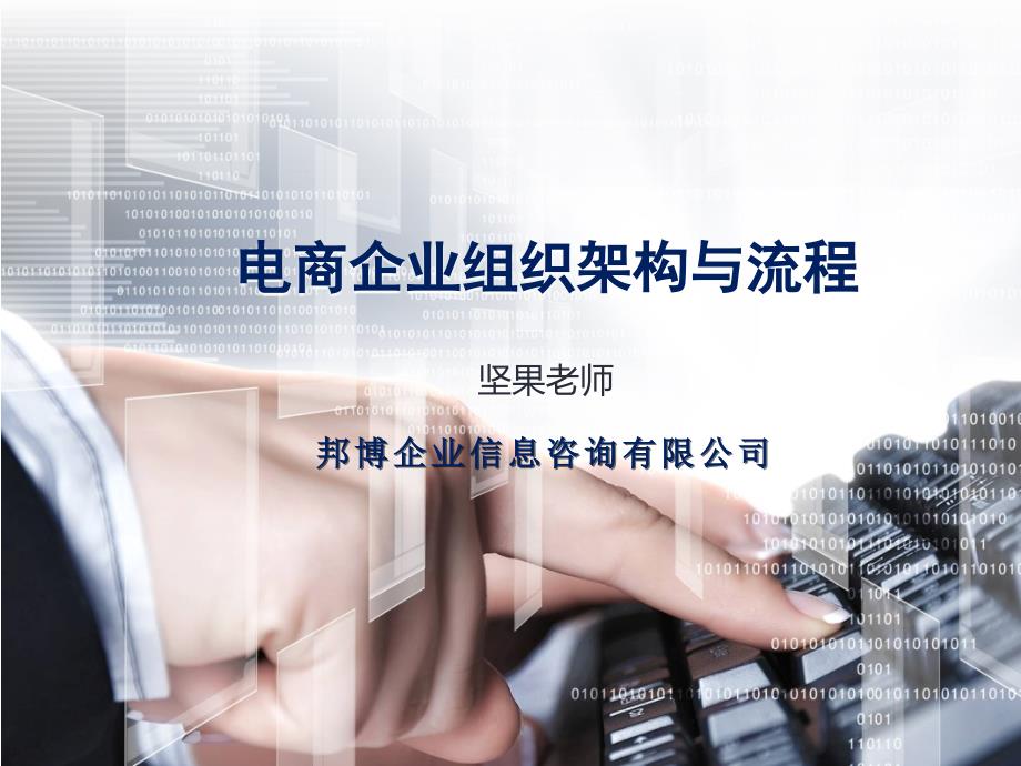 电商企业组织架构与流程.ppt_第1页