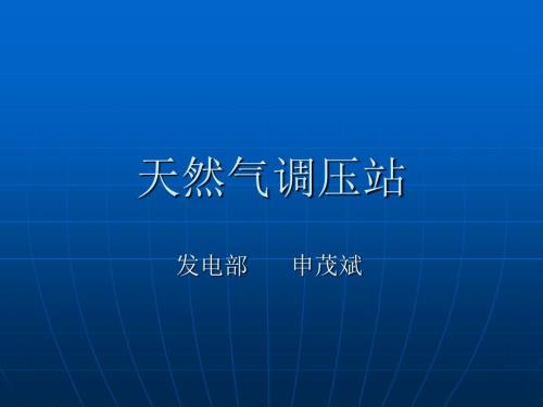 天然气调压站课件.ppt