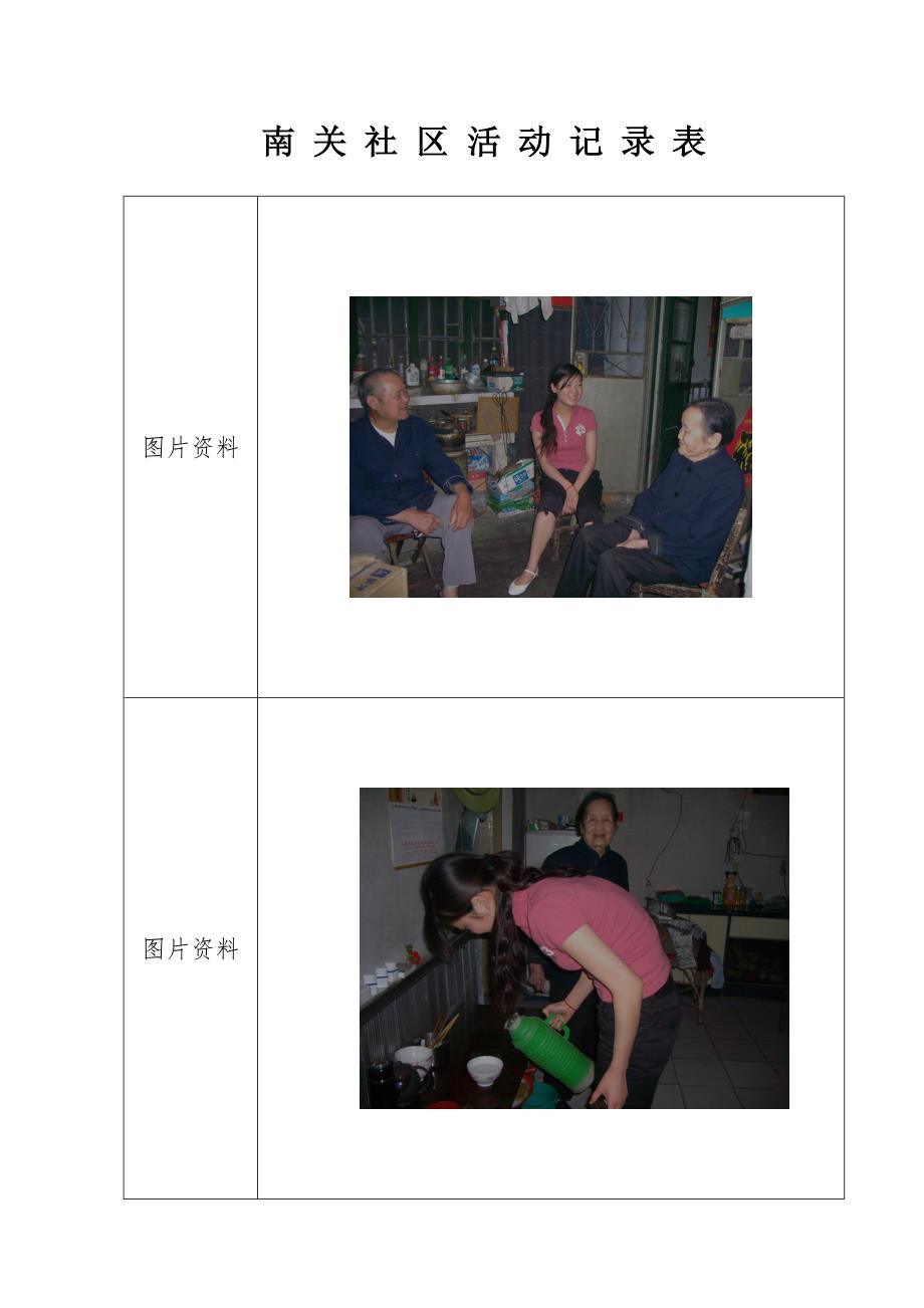 社区邻里互助活动记录表.doc_第3页
