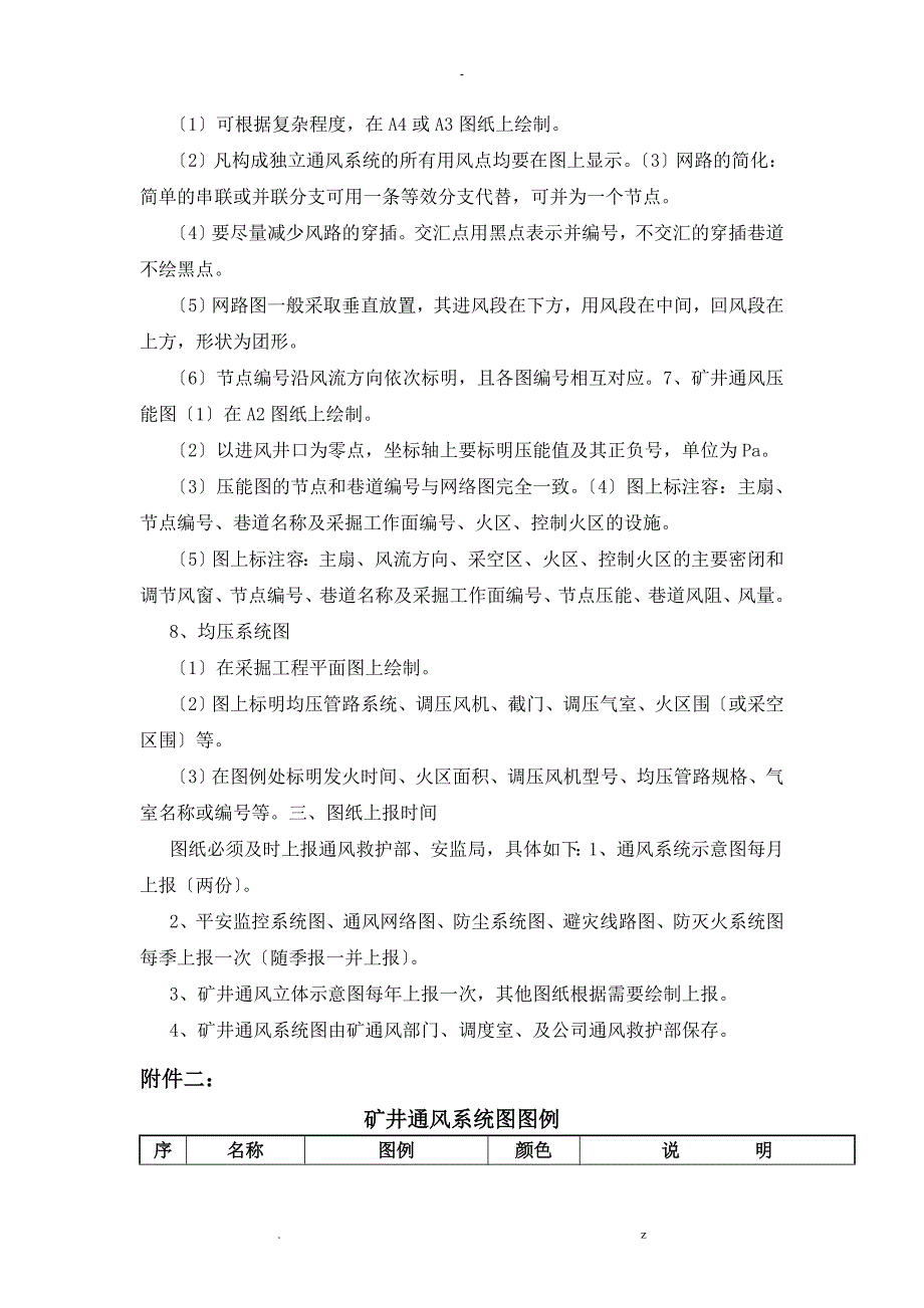矿井通风系统图纸绘制及图例.doc_第3页