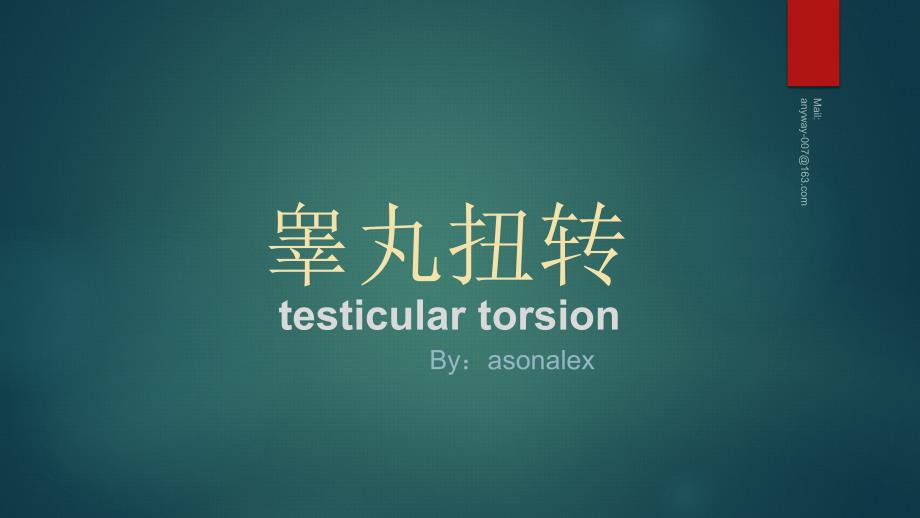 睾丸及附件扭转超声表现.ppt_第1页