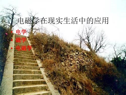 电磁学在现实生活中的应用.ppt