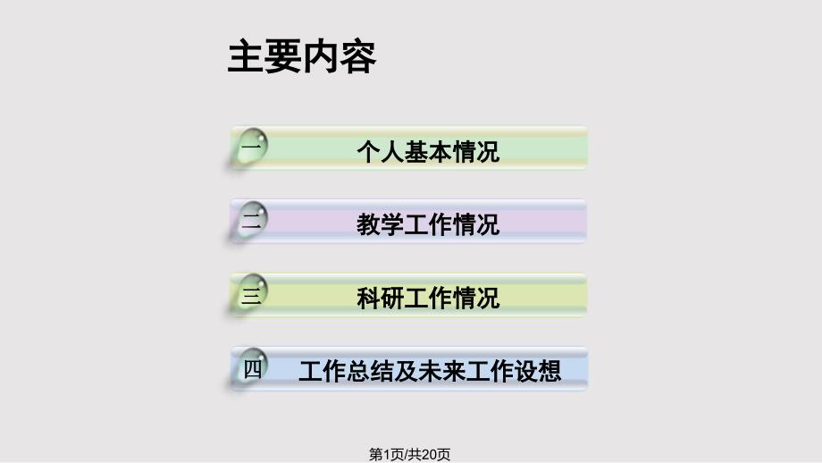 申报副教授职答辩材料PPT课件.pptx_第1页