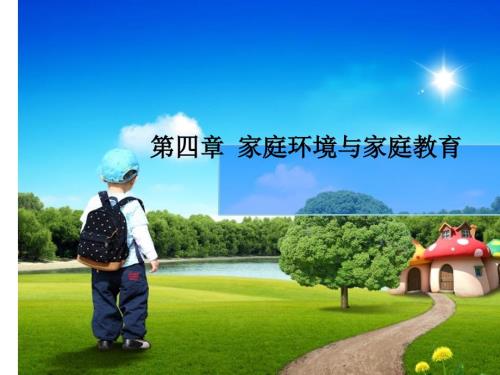 家庭环境与家庭教育.ppt