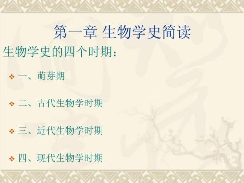 生物学简史图文整理版.ppt