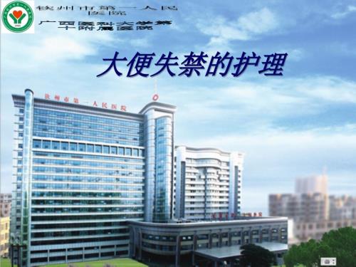 大便失禁的护理PPT课件.ppt