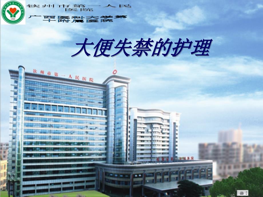 大便失禁的护理PPT课件.ppt_第1页