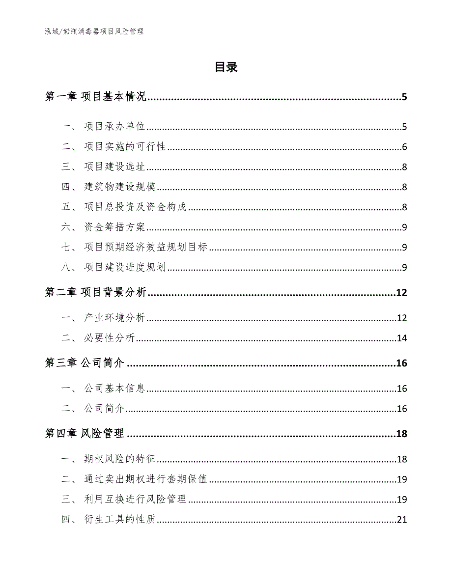奶瓶消毒器项目风险管理参考.docx_第2页