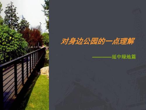 上海延中绿地赏析.ppt
