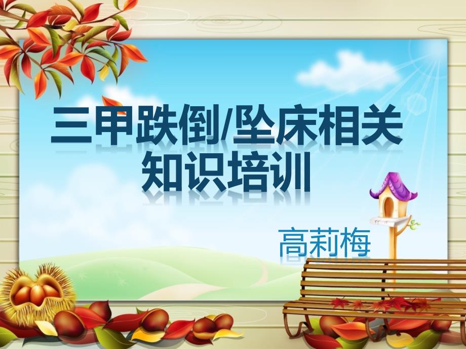三甲跌倒知识培训.ppt_第1页