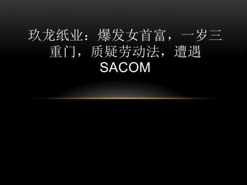 玖龙纸业案例分析.ppt