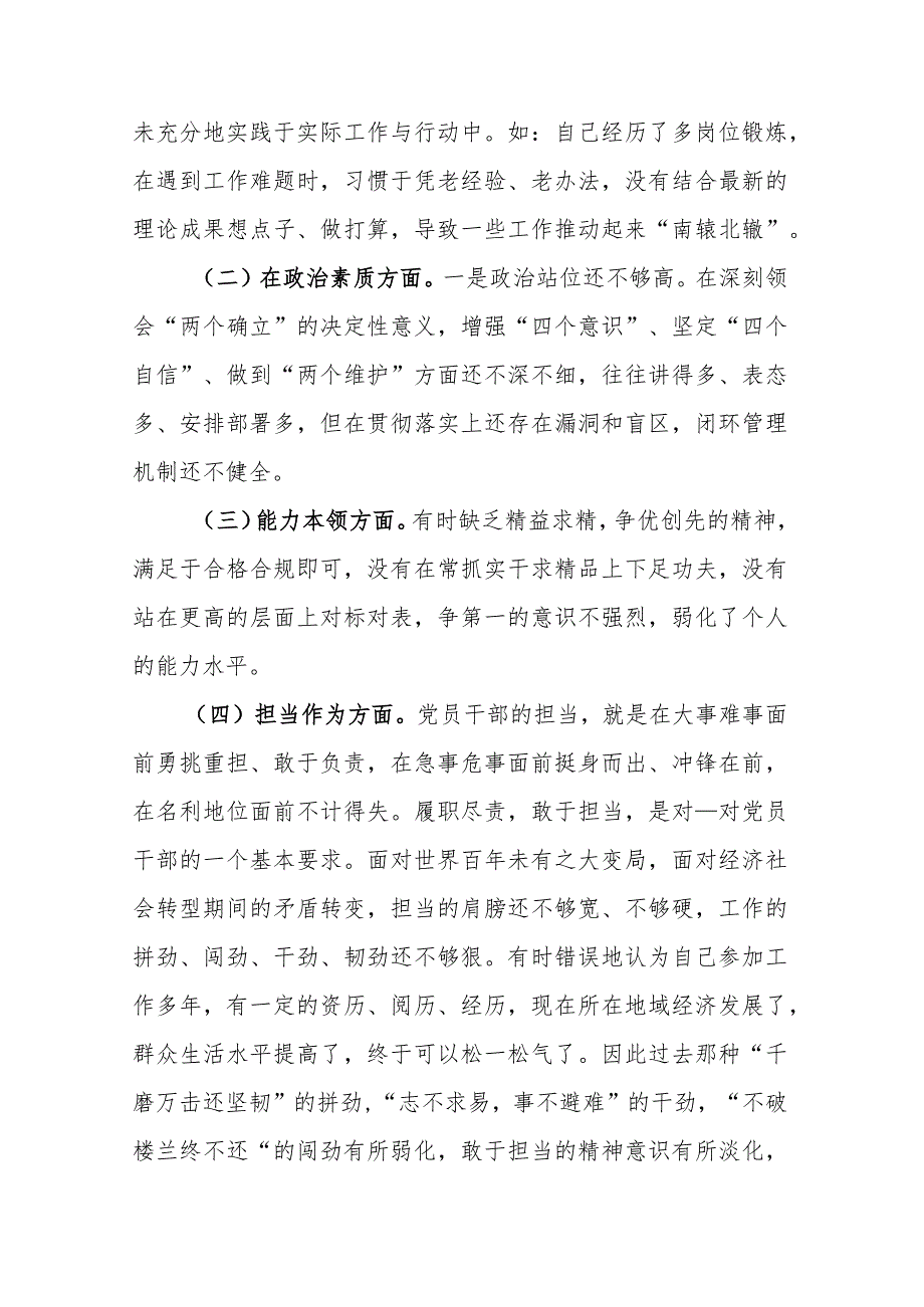 市委常委、常务副市长2023年专题民主生活会对照检查材料 (2).docx_第2页