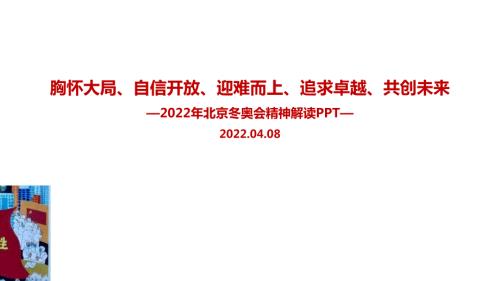 学习贯彻2022年北京冬奥精神PPT课件.ppt