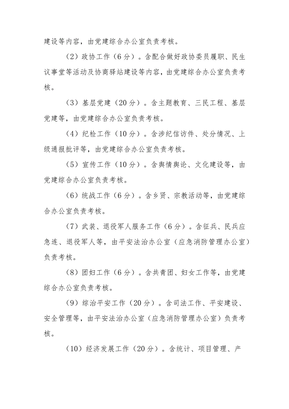 2023年XX乡村主职干部工作责任制考核办法.docx_第3页