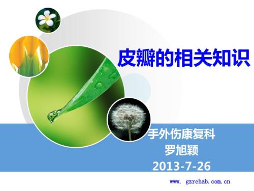 皮瓣的相关知识ppt课件.ppt
