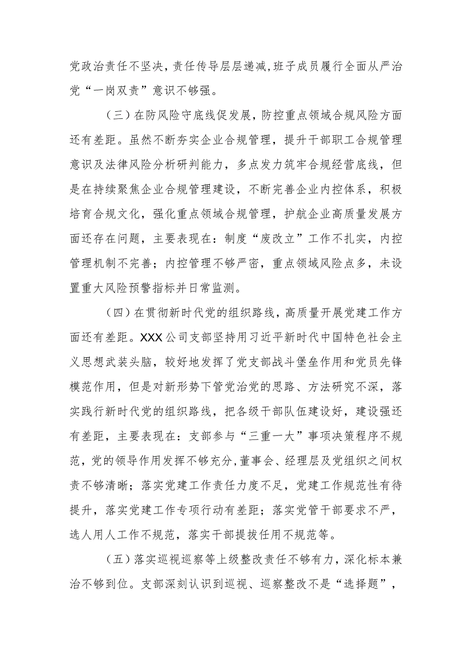 巡察整改专题民主生活会对照检查材料(1).docx_第2页