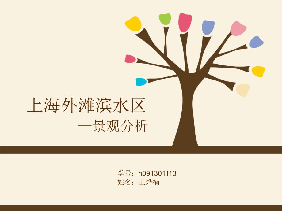 上海外滩滨水区之景观分析.ppt_第1页