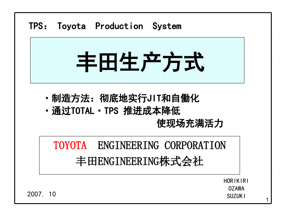 TPS丰田生产方式中文版完整版.ppt_第1页