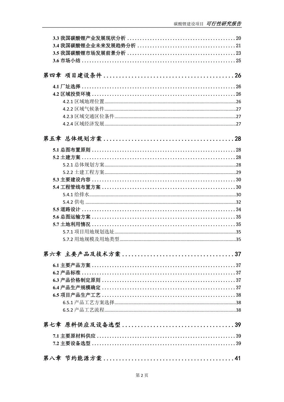 碳酸锂项目可行性研究报告完整可修改版.doc_第3页