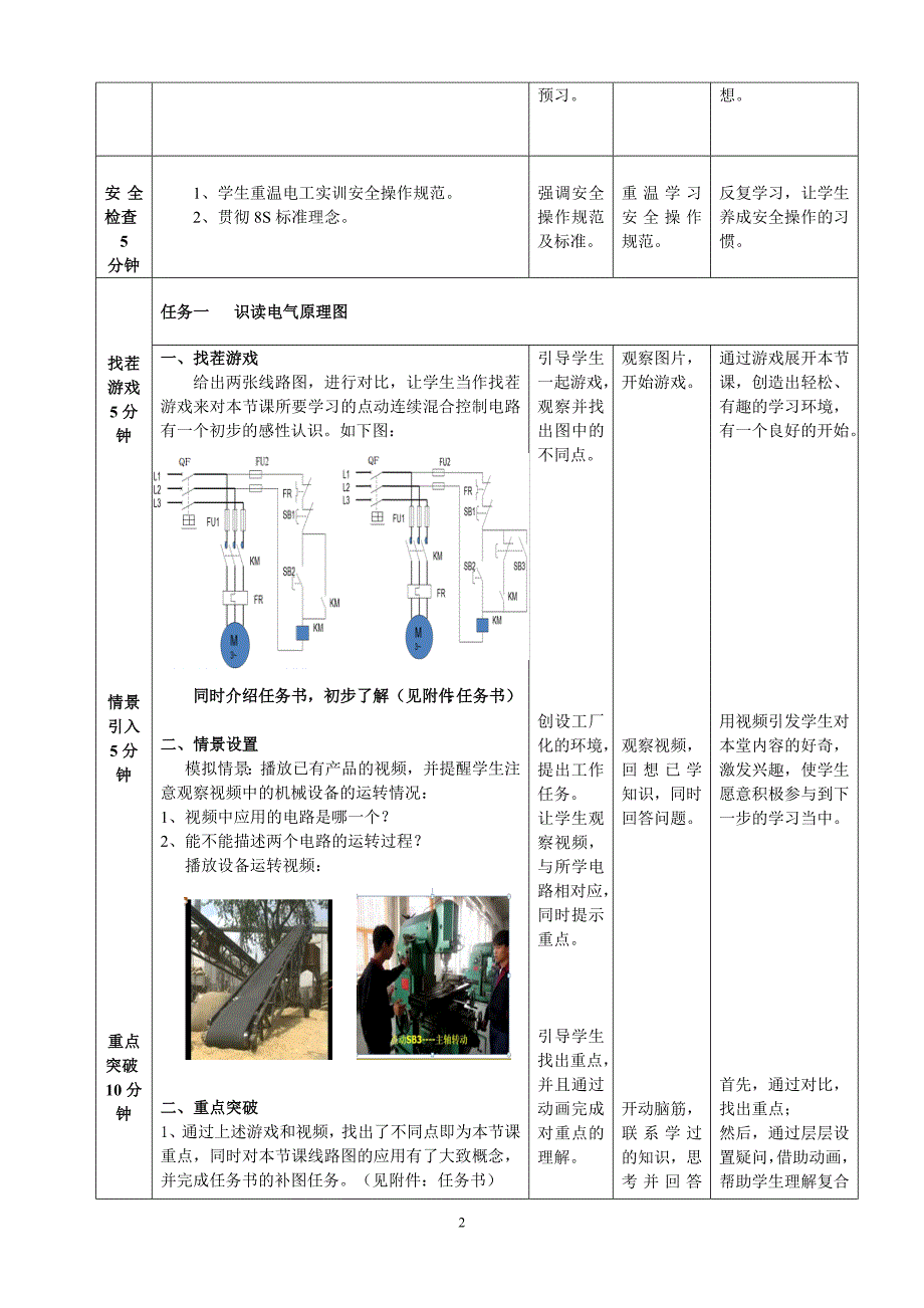 电动机点动连续混合控制电路教学设计方案.doc_第3页
