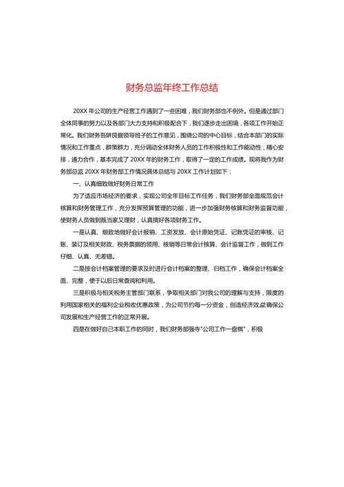财务总监年终工作总结模板.docx