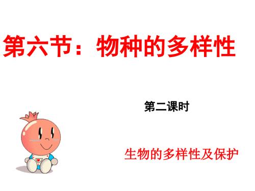 物种的多样性PPT课件.ppt