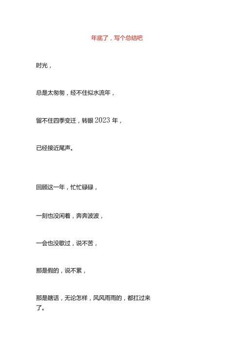 年底了写个总结吧.docx