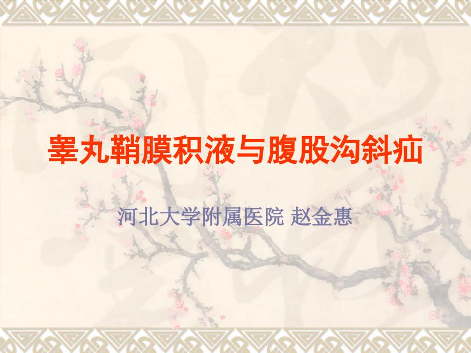 睾丸鞘膜积液与腹股沟斜疝超声诊断课件.ppt_第1页