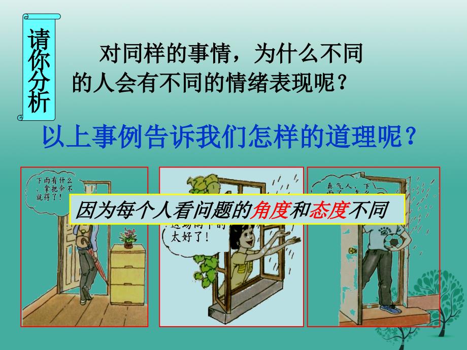 七年级道德与法治下册第二单元做情绪情感的主人第四课揭开情绪的面纱第2框情绪的管理课件新人教版.ppt_第3页