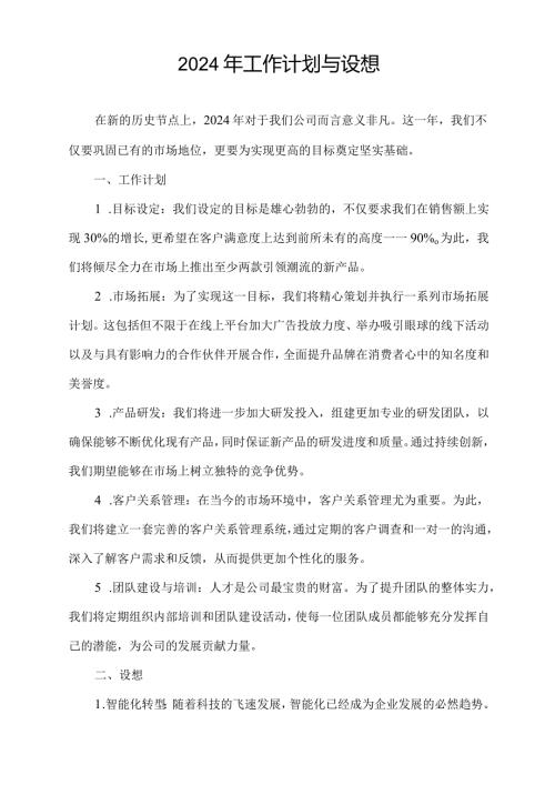 2024年工作计划与设想.docx