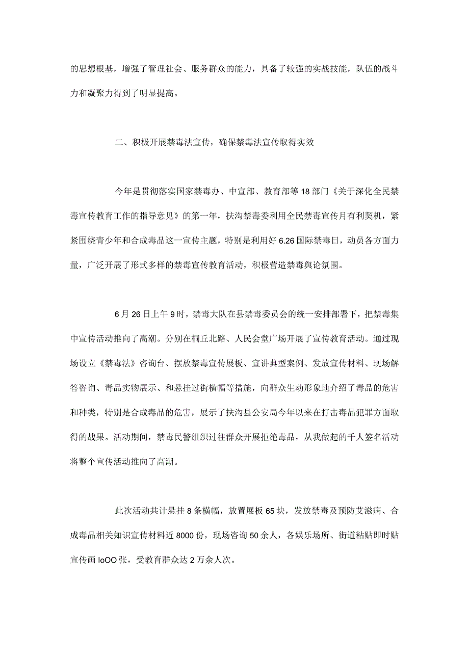 禁毒支队年终述职报告禁毒大队年终述职.docx_第2页