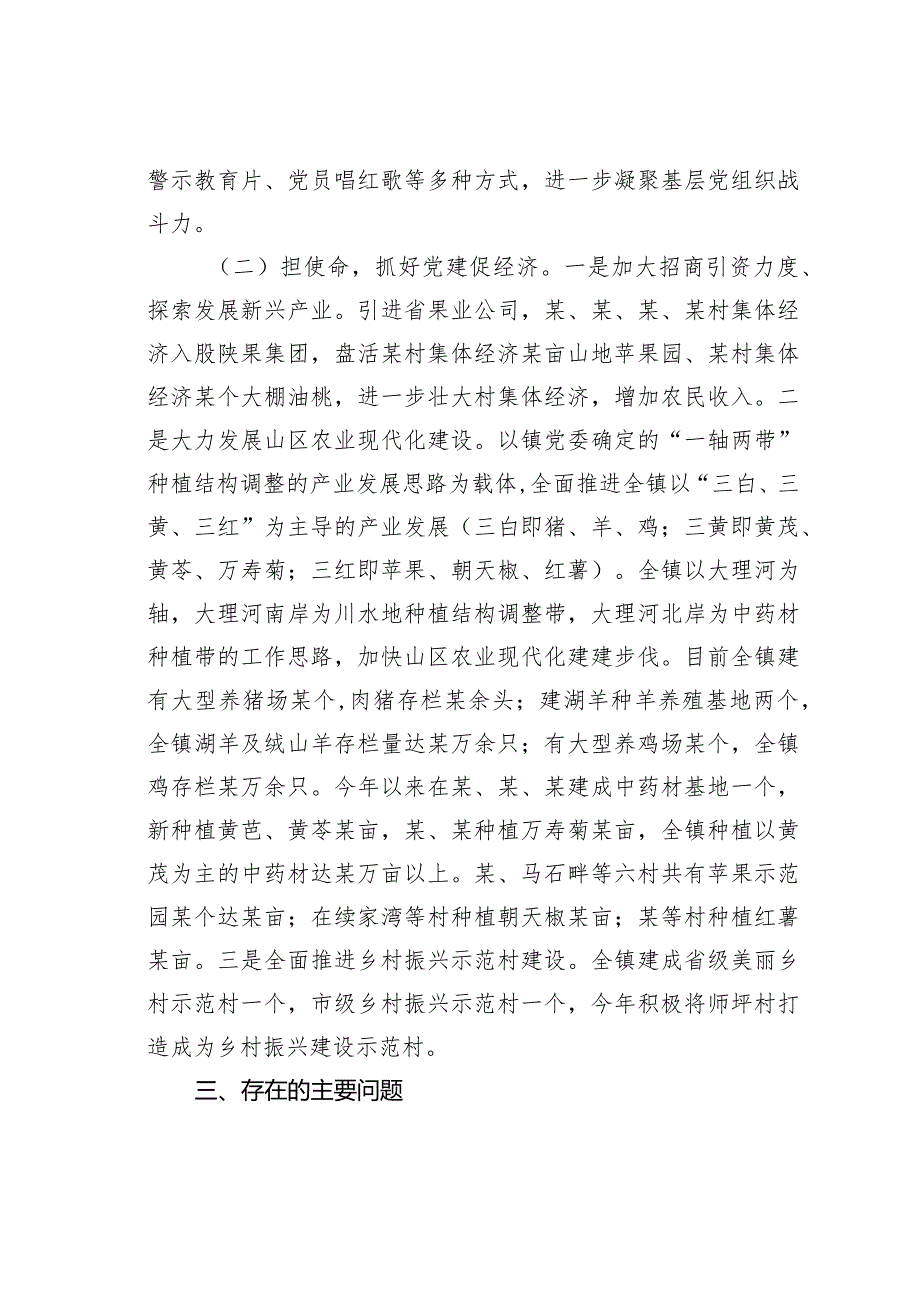 某镇各党支部党建工作情况的调研报告(1).docx_第3页