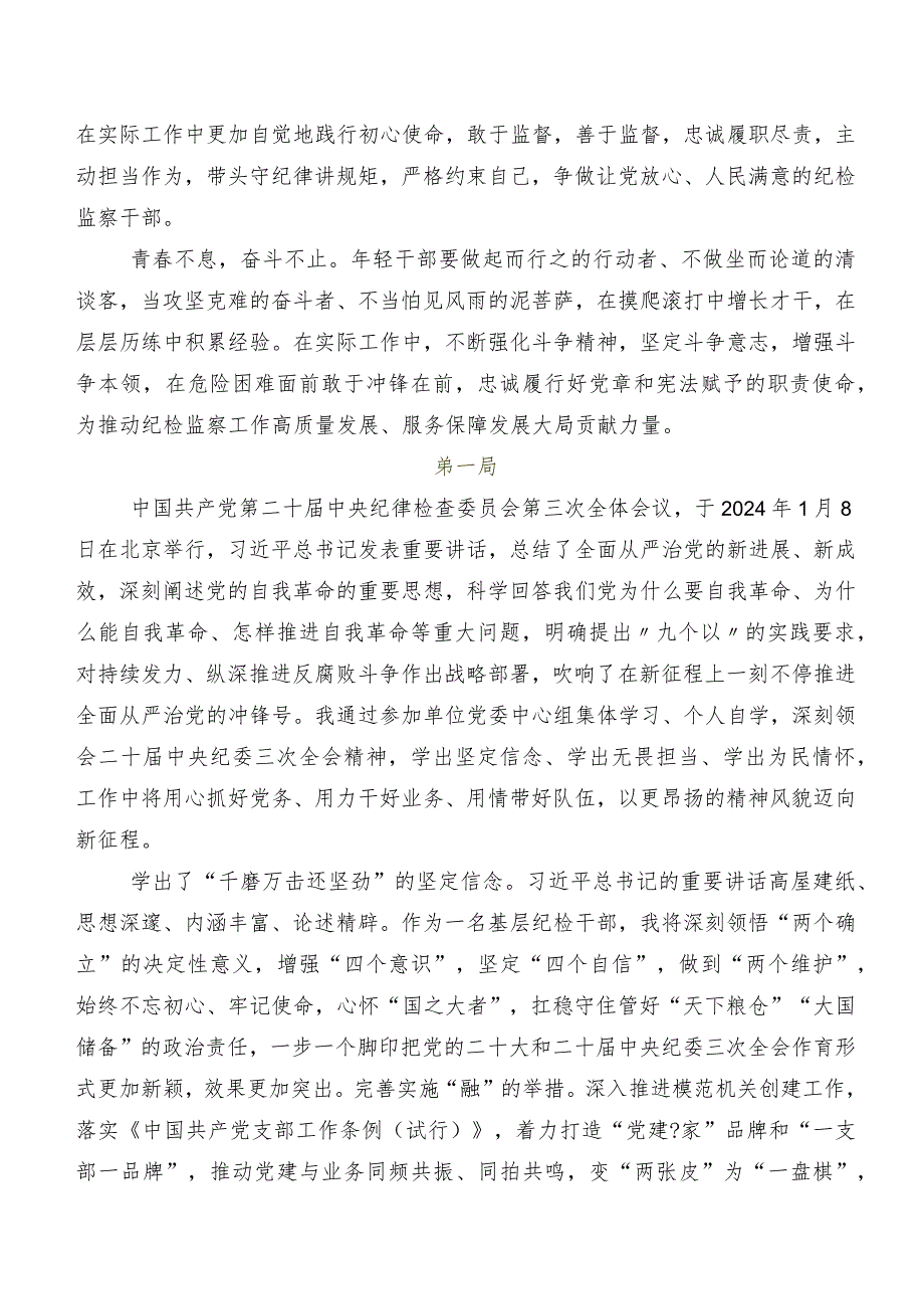 “二十中央纪委三次全会精神”交流发言材料、心得.docx_第2页
