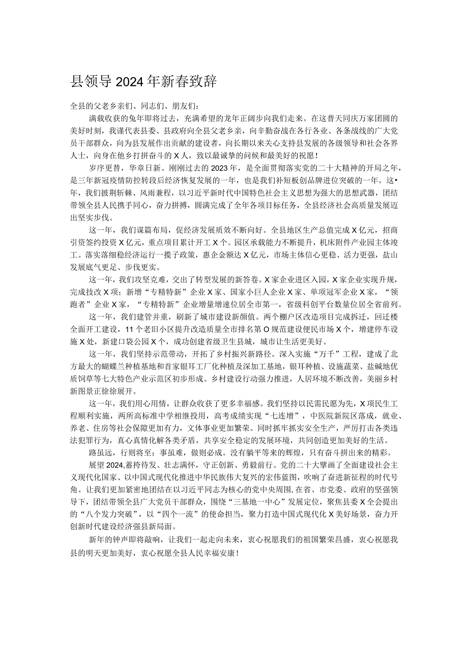 县领导2024年新致辞.docx_第1页