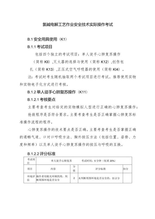氯碱电解工艺作业安全技术实际操作考试.docx