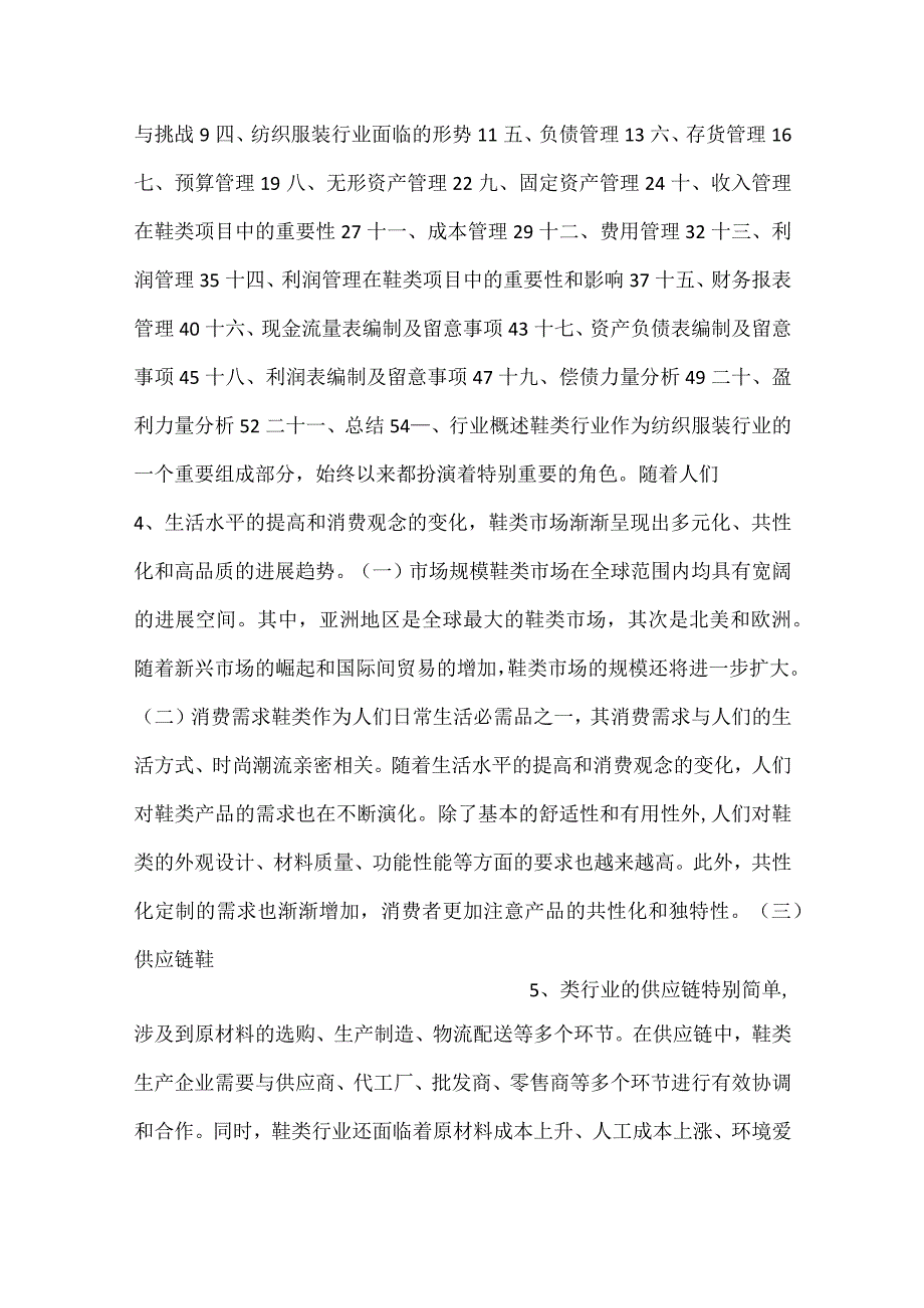 鞋类项目财务管理方案范文内容.docx_第2页