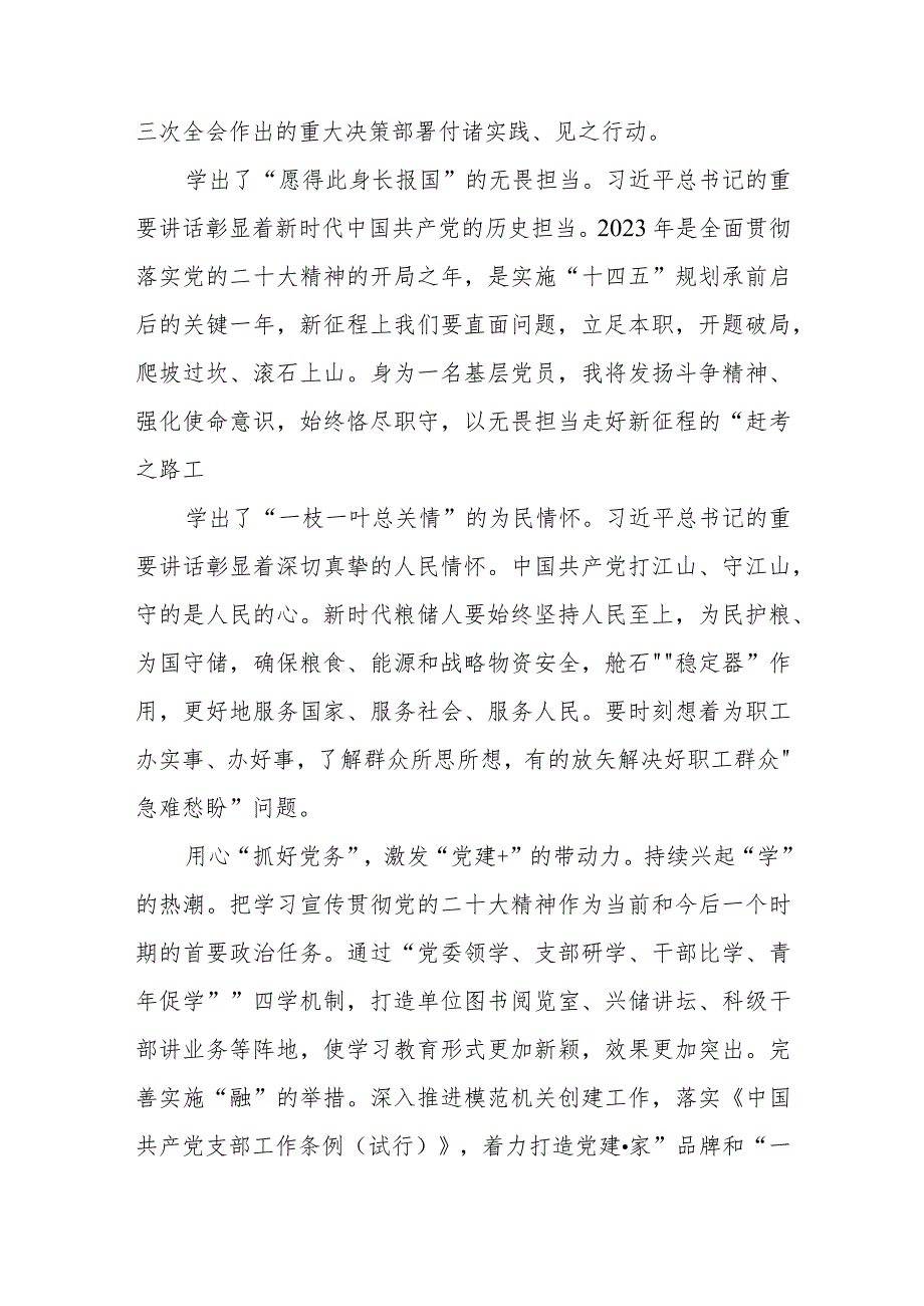 基层党员干部2024年二十中央纪委三次全会重要讲话精神学习心得体会感想共4篇.docx_第2页