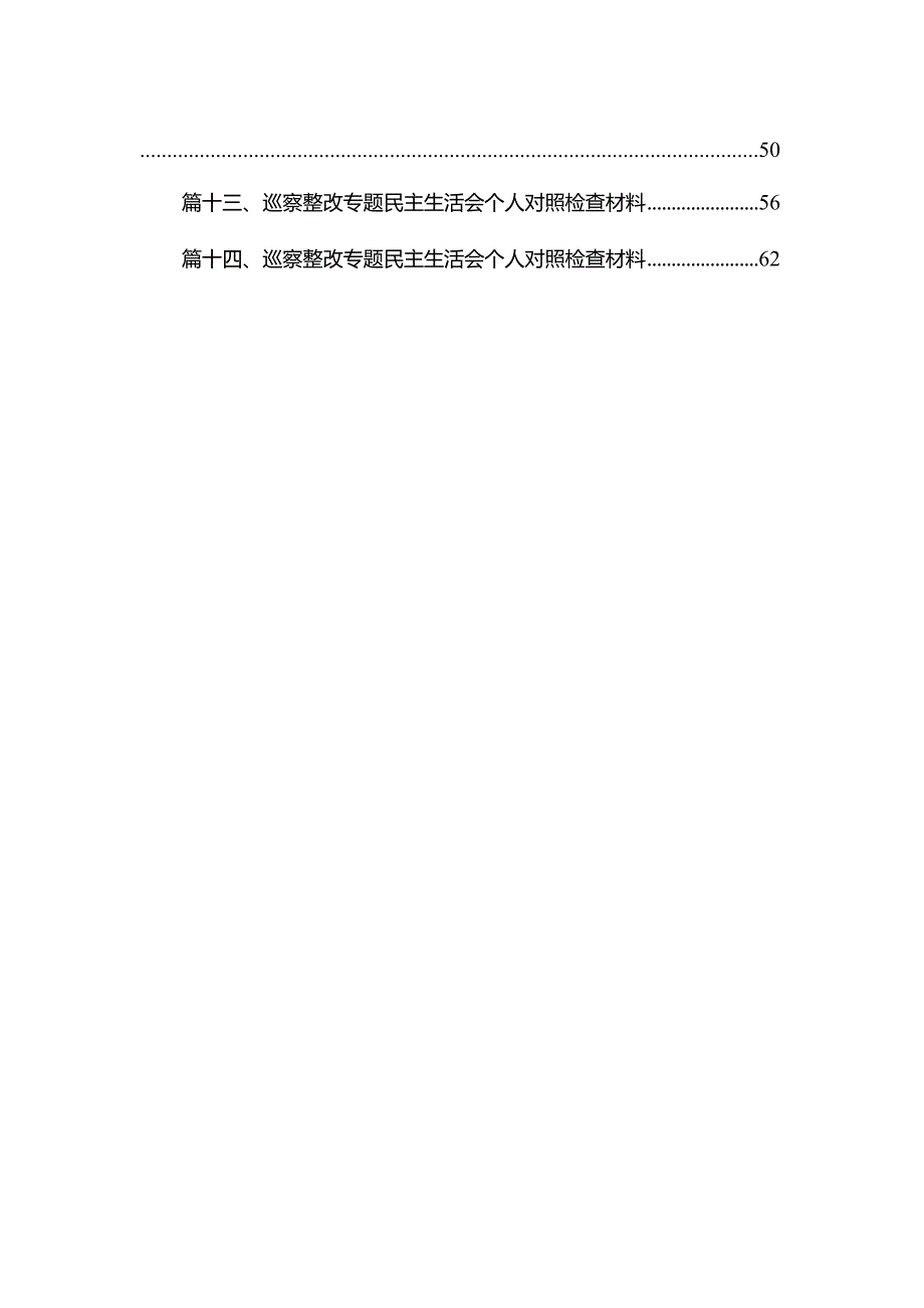 关于巡察整改专题民主生活会纪委书记个人对照检查材料（共14篇）.docx_第2页
