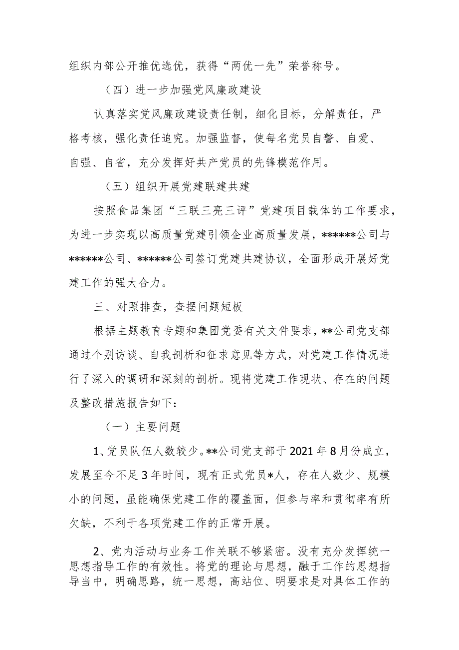 组织生活会党支部工作报告.docx_第3页