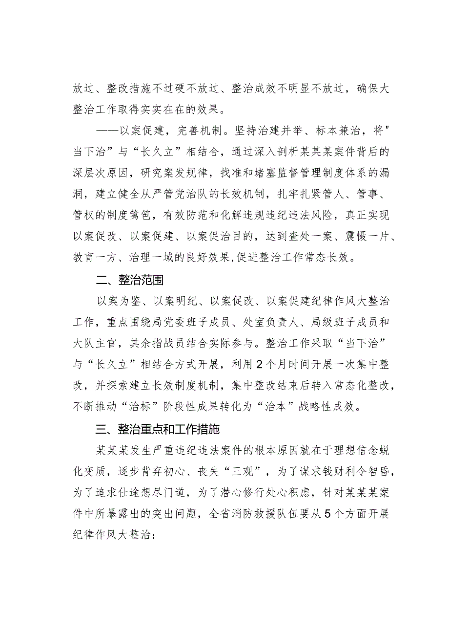 消防救援队伍开展以案为鉴、以案明纪、以案促改、以案促建警示教育纪律作风大整治工作实施方案(1).docx_第3页