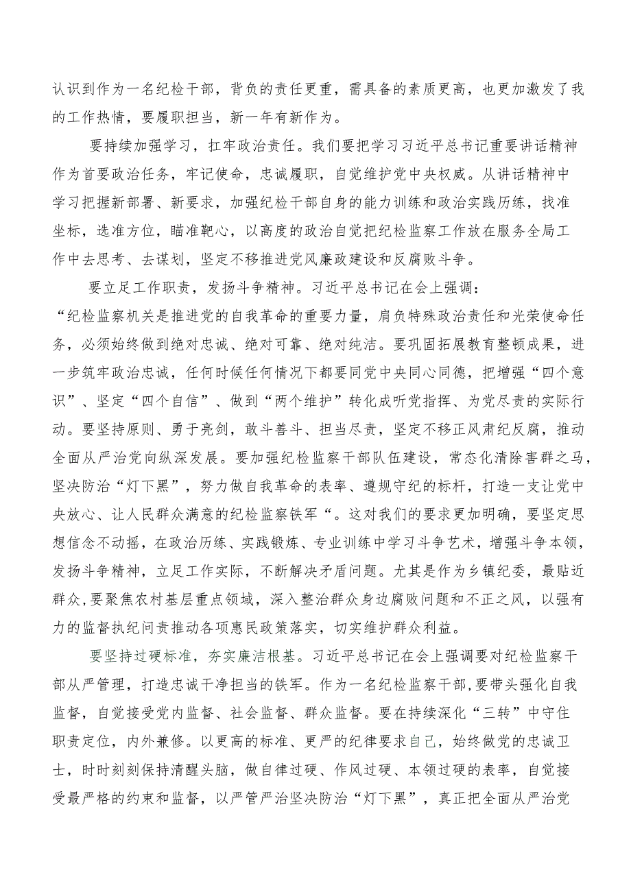 2024年二十中央纪委三次全会精神交流发言材料.docx_第2页