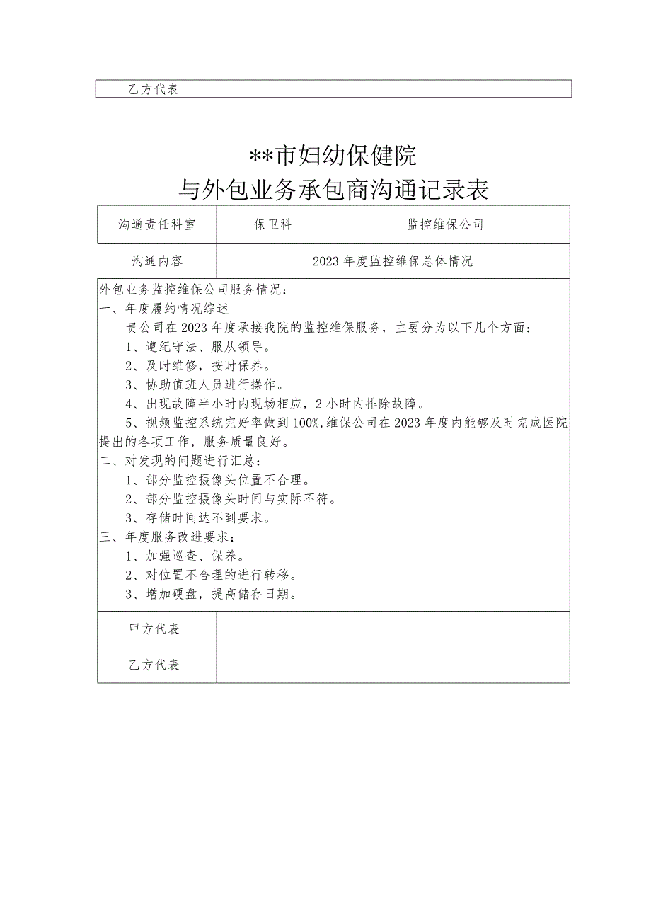 外包业务承包商沟通记录表.docx_第3页