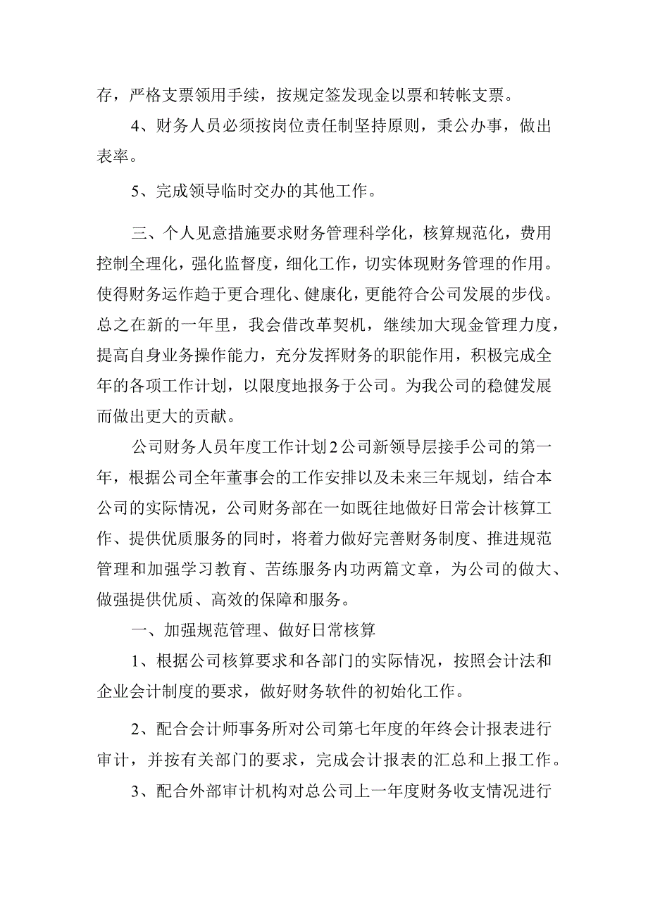 公司财务人员工作计划四篇.docx_第2页
