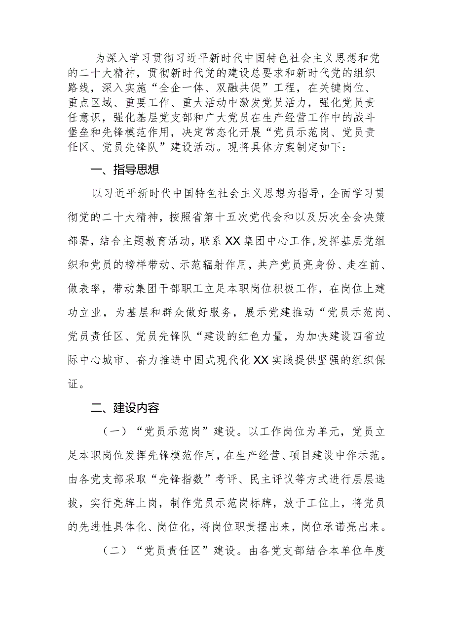 公司“党员示范岗、党员责任区、党员先锋队”建设活动实施方案.docx_第2页