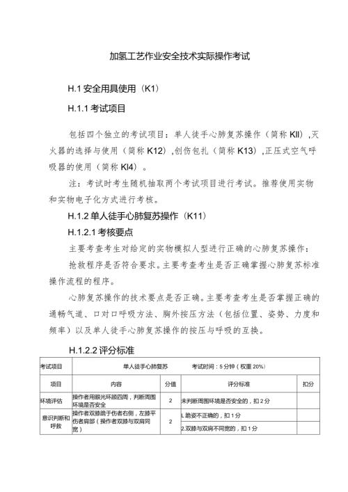 加氢工艺作业安全技术实际操作考试.docx